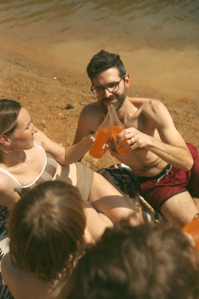 family lifestyle photography session at lake allatoona, a day playing at the lake